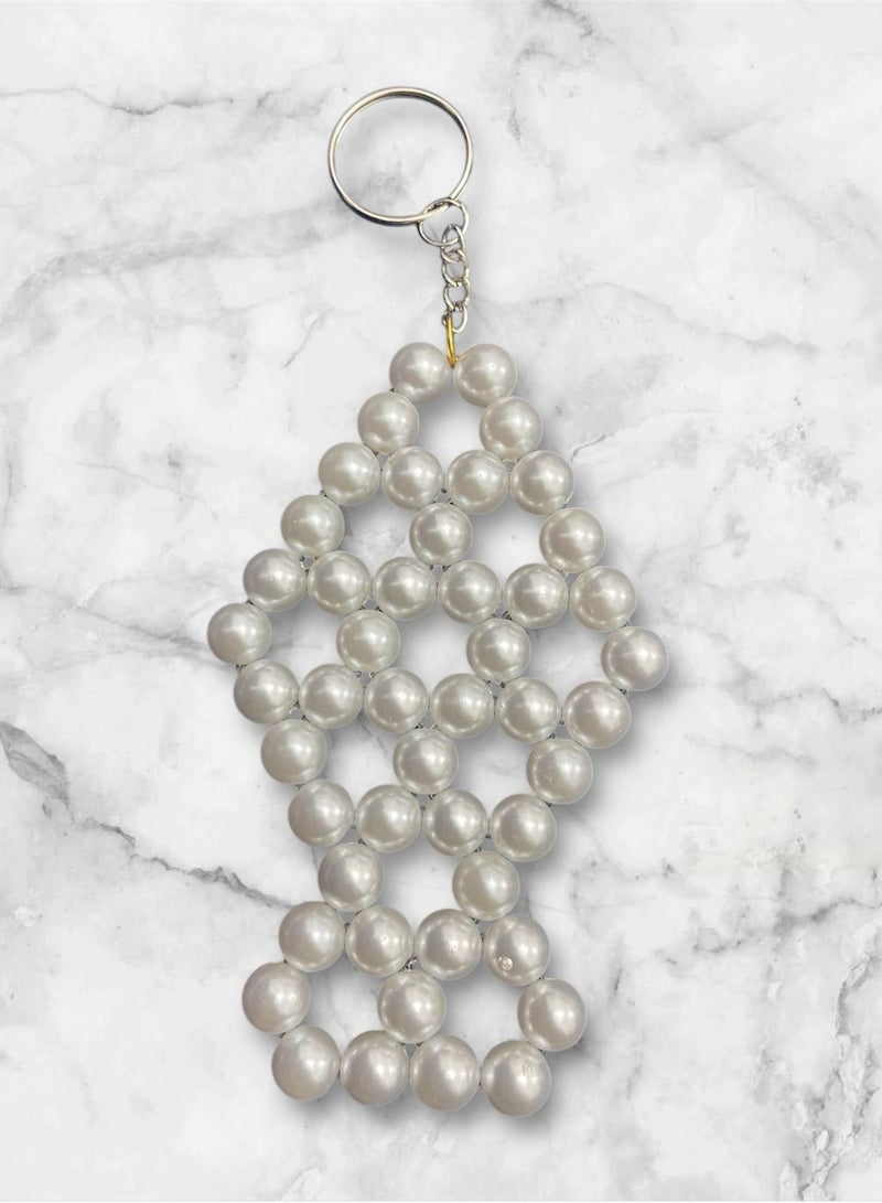 White Islamic prayer beads with 33 beads, along with a gift of a lantern and a star. - Image 3