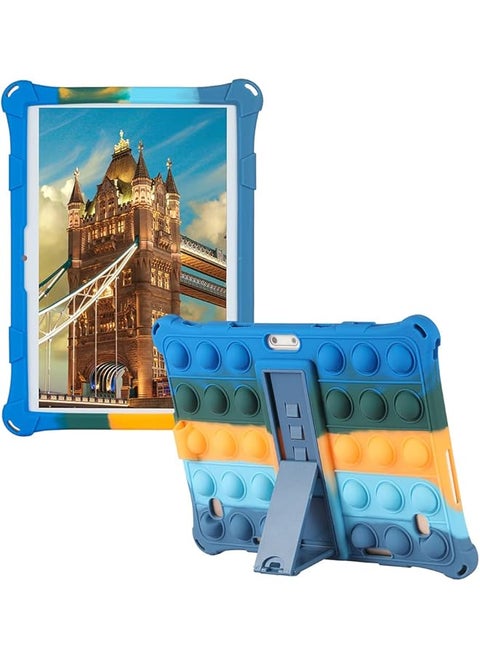 Tablet Case For 10 Inch 10.1 Inch Universal Tablet Protective Cover Compatible With Qunyico Meize Pritom Feonal Antemper Marvue Dragon Touch Winsing Fangor Zzb Tablet Dark Blue