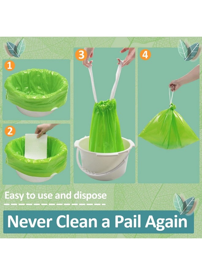 JOCCIK Commode Liners for Bedside Commode Vanilla Scented 100pcs Disposable Bags Universal Fit Most Standard Toilet Chair Bucket - Image 4