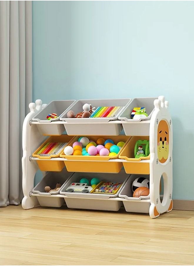 XIANGYU Kids Home Furniture Baby Toys Books And Goods Storage Combination Cabinet Set  - Image 3