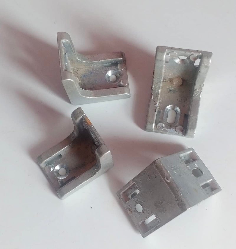 Aluminium Corner Bracket 4 x 4 x 35cm 4 Pcs  - Image 2