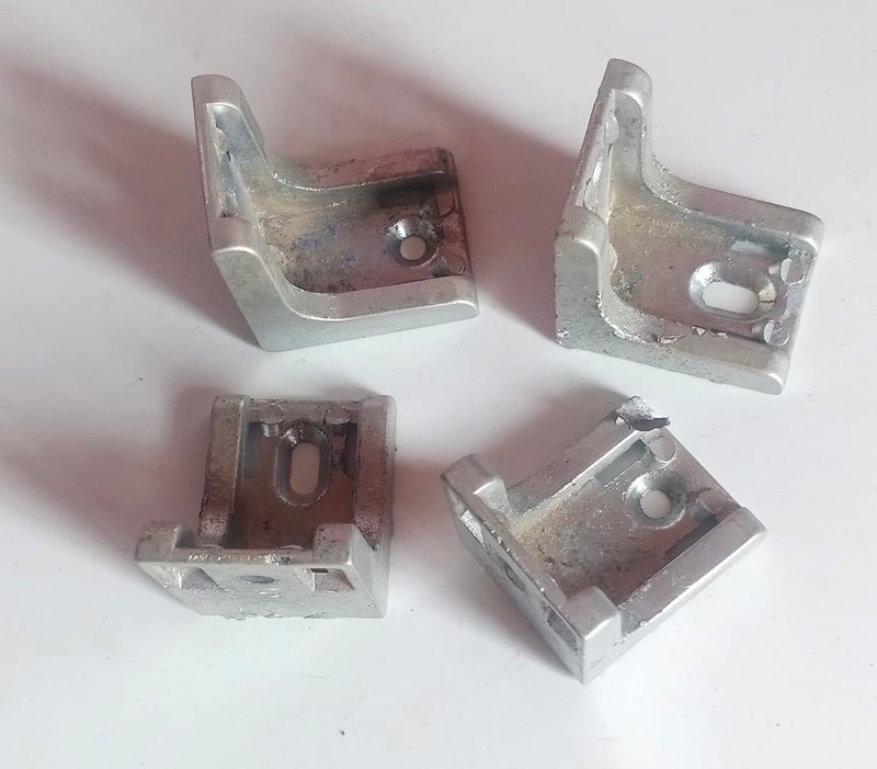 Aluminium Corner Bracket 4 x 4 x 35cm 4 Pcs  - Image 1