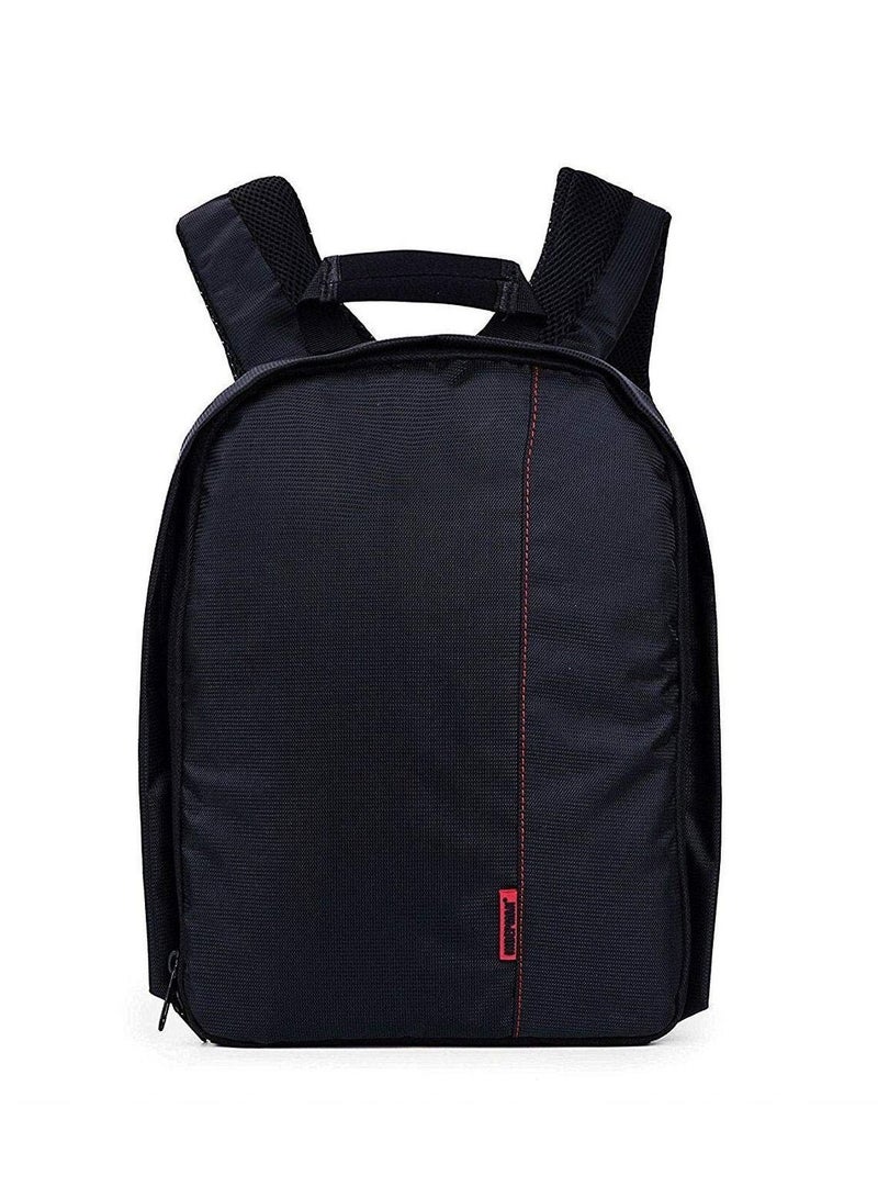 Waterproof DSLR Camera Bag Shockproof Backpack Hiking Bag Red - Image 4