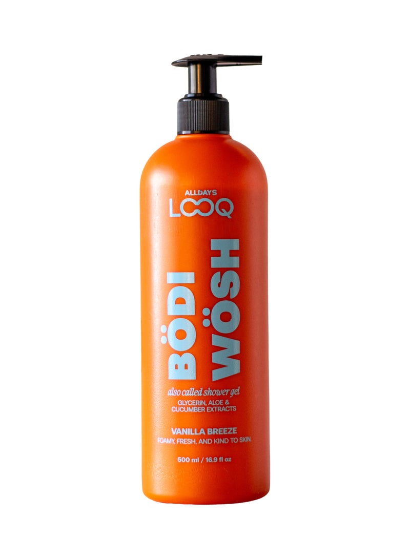 LOOQ Body Wash - Vanilla Breeze 500ml