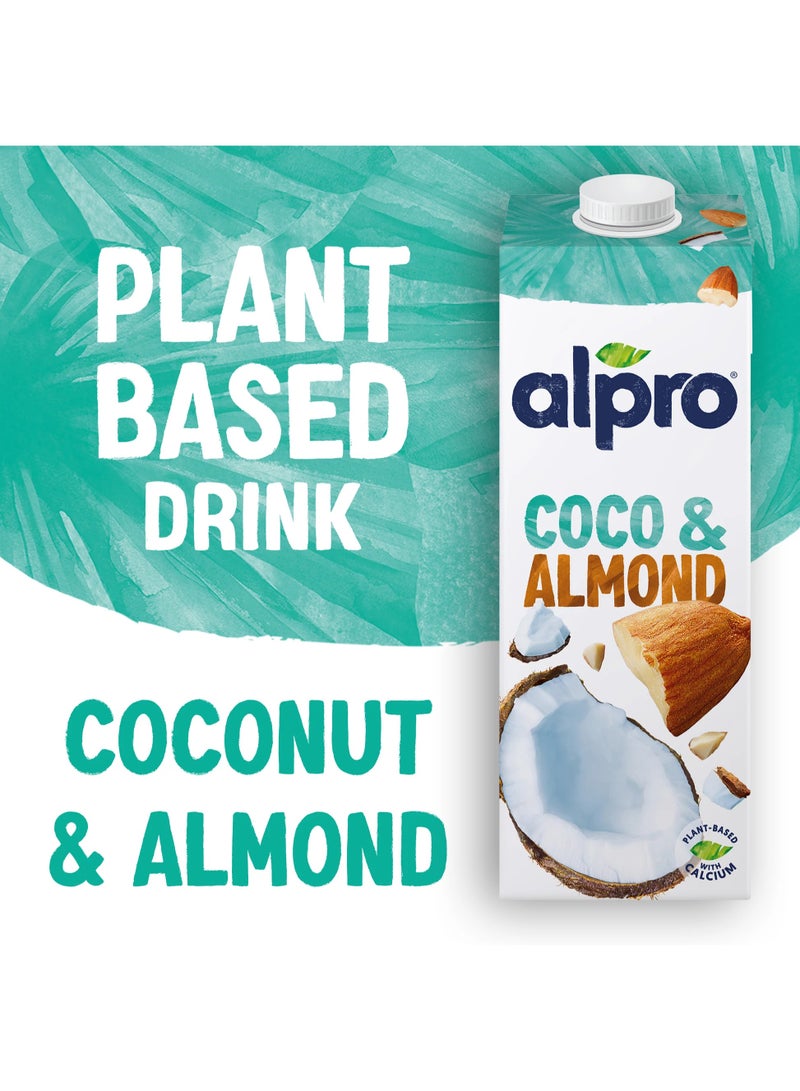 ألبرو مشروب جوز الهند واللوز من Alpro 1 لتر × 4 – حليب نباتي - Image 5