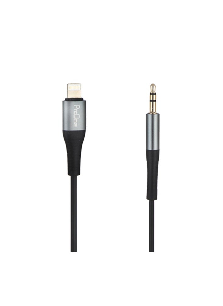 ProOne - ProOne PCA48 iphoneLightning to 3.5mm Audio Cable Compatible with iPhone 13/12/11/XR/XS/X/8/7/6 Plus/SE 2, iPad - Image 1
