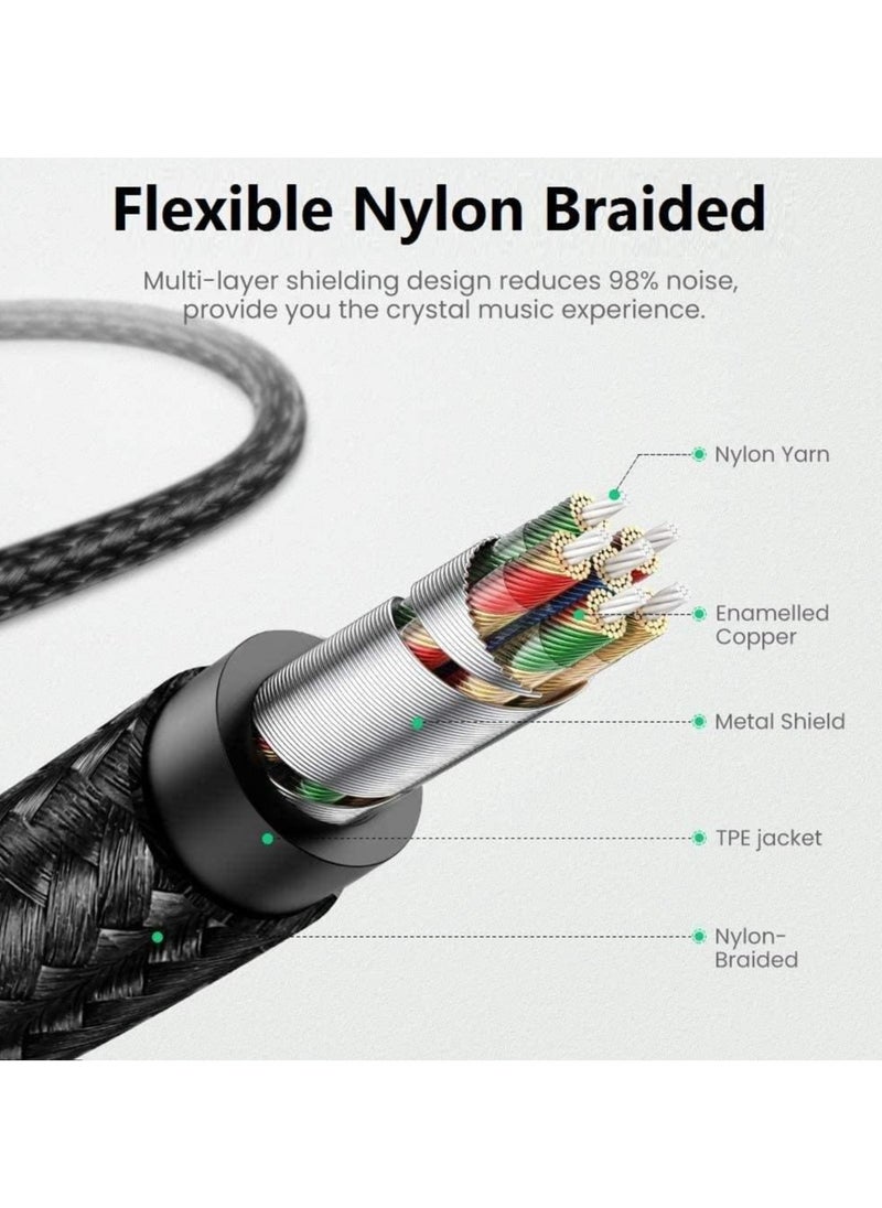 ProOne - ProOne PCA48 iphoneLightning to 3.5mm Audio Cable Compatible with iPhone 13/12/11/XR/XS/X/8/7/6 Plus/SE 2, iPad - Image 1