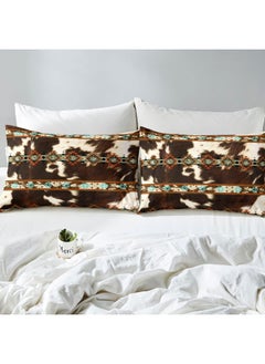 Erosebridal Erosebridal Cowhide Sheet Set Western Bed Sheets  - Image 4