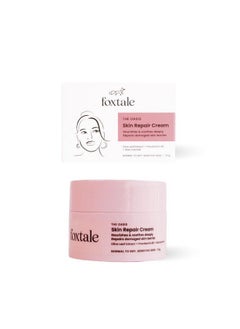 foxtale Skin Repair Cream With Olive Leaf Extract Provitamin B5 And Niacinamide For Dry And Sensitive Skin Types Men & Women 50G  - Image 1