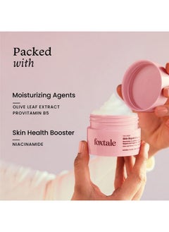 foxtale Skin Repair Cream With Olive Leaf Extract Provitamin B5 And Niacinamide For Dry And Sensitive Skin Types Men & Women 50G  - Image 3