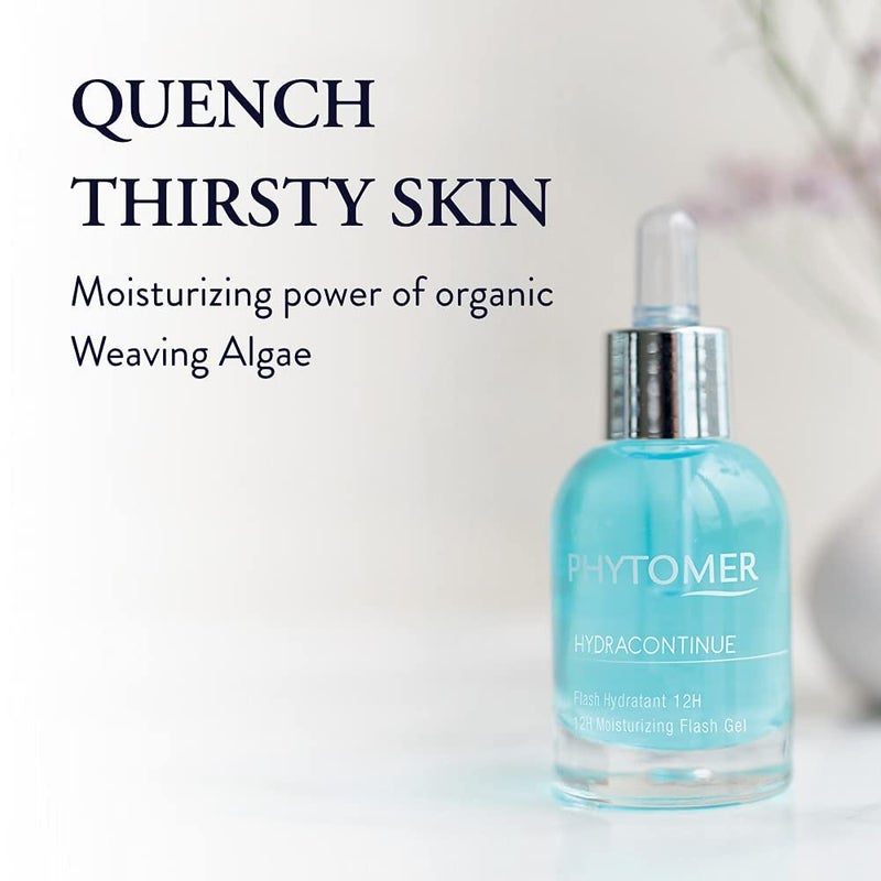 Phytomer HYDRACONTINUE Face Moisturizing Gel | 12 hour Skin Hydrating Gel | Immediate & Long Lasting Hydration | Refreshing, Restoring Face Moisturizer for Dry Skin | 30ml - Image 4