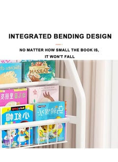BLOOMING TIME Children's Bookshelf, Baby Picture Book Rack, Household Integrated Floor To Ceiling Rack, Removable Simple Bookcase, Toy Storage Rack,Bring Two Storage Baskets  - Image 5