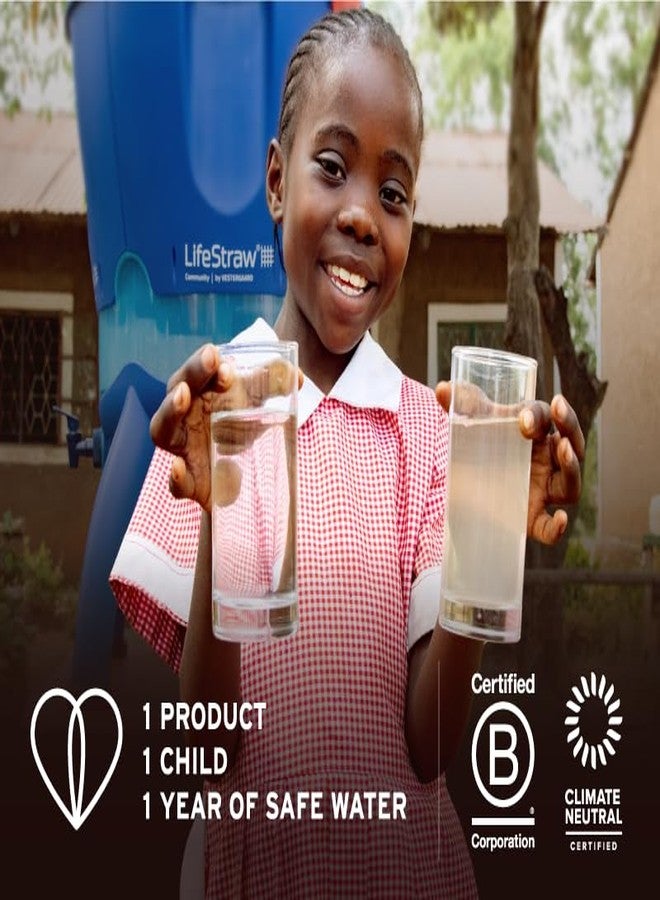 لايف ستراو فلتر بديل من لايف سترو هوم - كربون نشط + تبادل أيوني لحماية مياه الصنبور من الملوثات، بما في ذلك الجزيئات البلاستيكية الدقيقة، ومركبات PFAS، وأكثر من 30 ملوثًا آخر، عبوة واحدة - Image 5