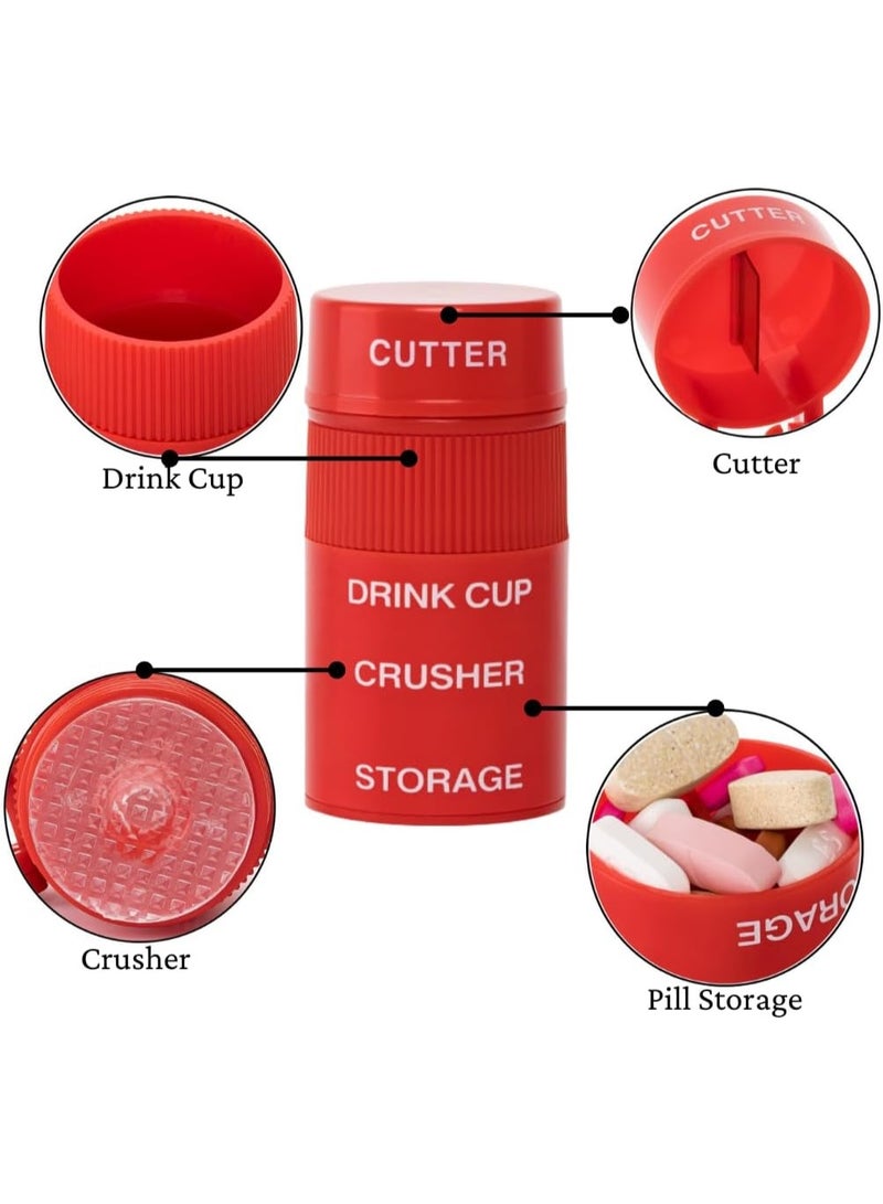 EzyCare Pill Crusher Cutter and Grinder Cut and Crush Combo,Storage, by easycare - Image 2