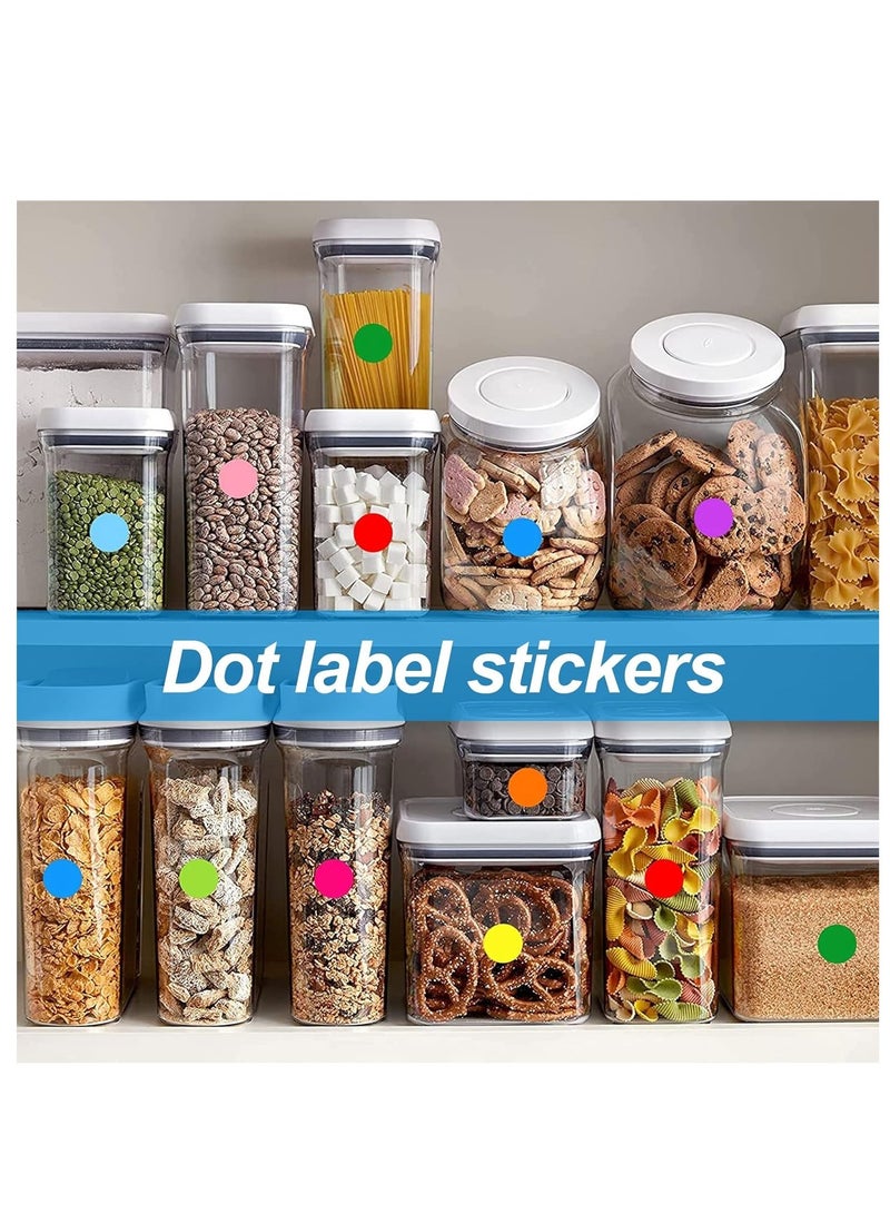 Sadaf ملصقات دائرية 700 قطعة بقطر 12 مم بيضاء - Image 4