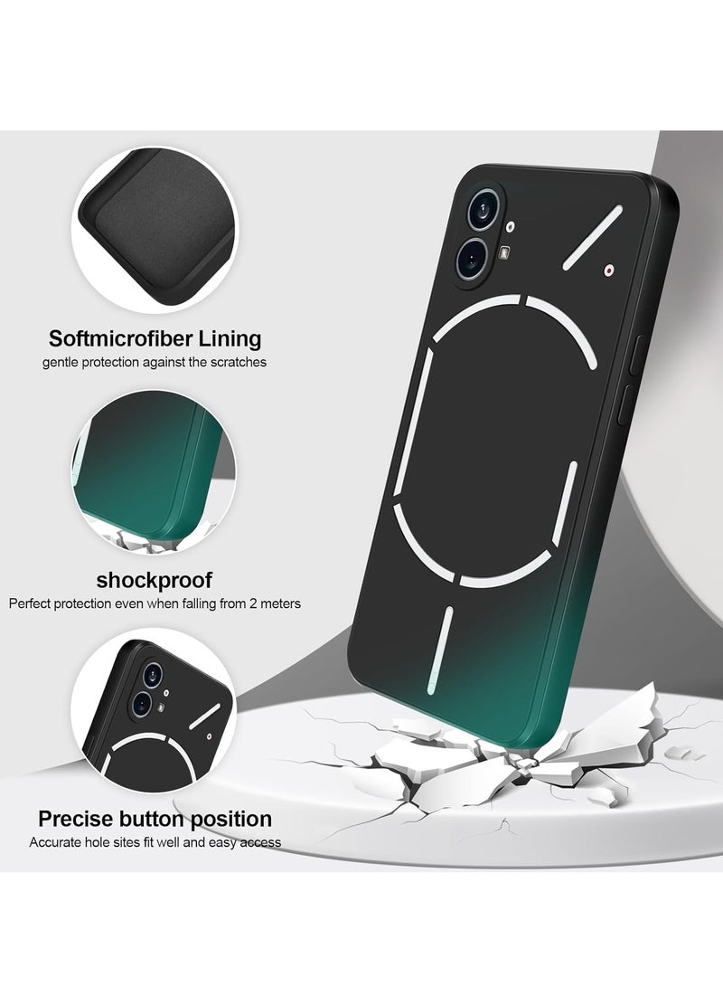 ELTRAZONE Case Compatible with Nothing Phone 1 (6.55 Inch) | Liquid Jelly Silicone Shockproof Cover | Anti-Scratch & Flexible Protective Case | Soft-Touch, Slim Fit, Wireless Charging Support | Scratch-Resistant & Durable Black - Image 5