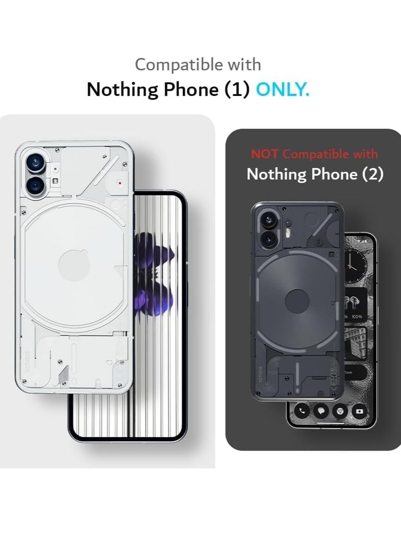 ELTRAZONE Case Compatible with Nothing Phone 1 (6.55 Inch) | Liquid Jelly Silicone Shockproof Cover | Anti-Scratch & Flexible Protective Case | Soft-Touch, Slim Fit, Wireless Charging Support | Scratch-Resistant & Durable Black - Image 2