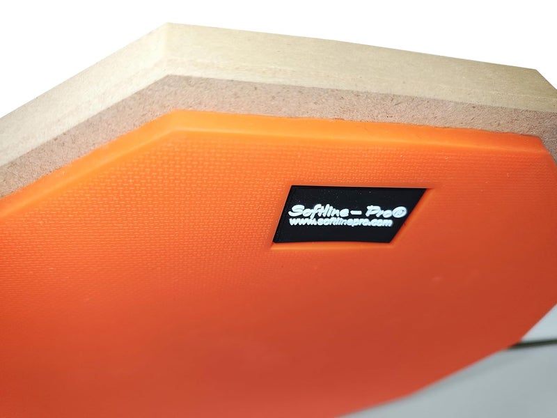 Softline Pro Dumbed 12-Inch Drum Practice Pad (10-Corner Design) | Double-Sided Silicone Rubber Pad with Carry Bag & 5A Maple Wood Drumstick (SP-DPP44-SB-OG) - Image 5