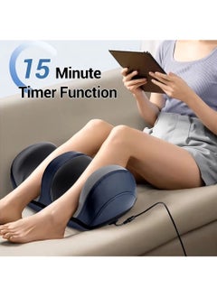 EzzySo Electric Foot Massager Shiatsu Heat Kneading Massage Hot Compress Deep Relaxation Relieve Fatigue Foot Spa Electric Calf Massager Machine For Pain Relief And Improving Blood Circulation  - Image 3
