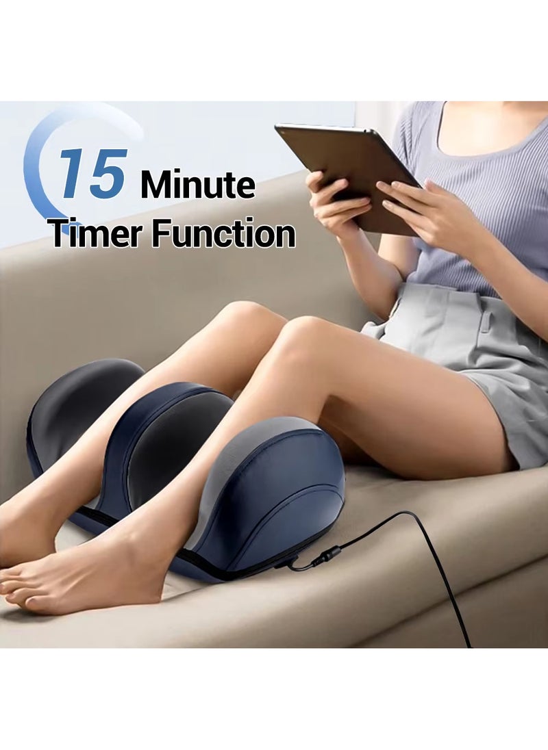 EzzySo - Electric Foot Massager Shiatsu Heat Kneading Massage Hot Compress Deep Relaxation Relieve Fatigue Foot Spa Electric Calf Massager Machine For Pain Relief And Improving Blood Circulation - Image 1