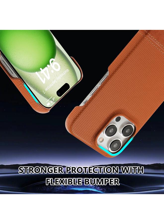 Zaboon Case For iPhone 13 Pro Max Stitching Cloth PU Shockproof Phone Case - Image 3