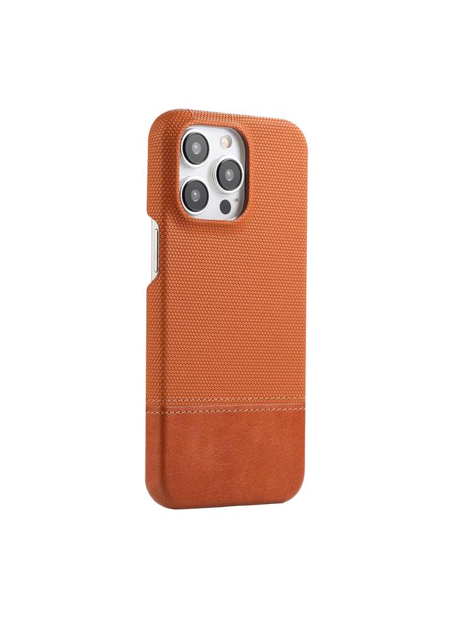 Zaboon Case For iPhone 13 Pro Max Stitching Cloth PU Shockproof Phone Case - Image 1