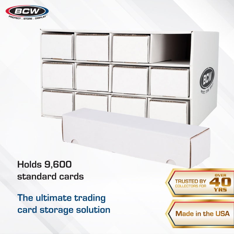 BCW Card House Storage Unit with 12 x 800ct Boxes | Holds Up to 9600 Cards | Organizer for Sports Cards, PokÃ©mon, Magic: The Gathering & More - Image 2