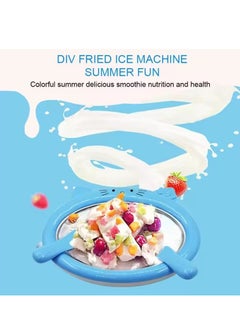 With 2 scoops, instant ice cream machine, stainless steel roll ice cream machine, mini plug-in-free stir-fried ice tray, stir-fried yogurt machine, ice stir-fried machine, suitable for frozen yogurt, sorbet, Italian ice cream (pink) stir-fried ice machine, small DIY fully automatic children's ice cream machine, - pzsku/Z39541CA7E2DAC24F5DB3Z/45/1741330640/87d940dd-9ab1-456f-9c4f-ebc04198d5f9