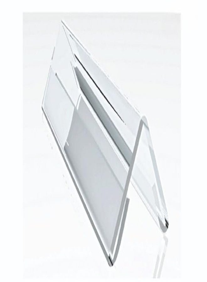 Neill® Acrylic Desk Name Plate Holder Desk Sign Frame, Size - 8" x 2", Pack of 18 Pcs for Table Display Blank Nameplate for Office Business Conference Meeting Room Student School Classroom - Image 1