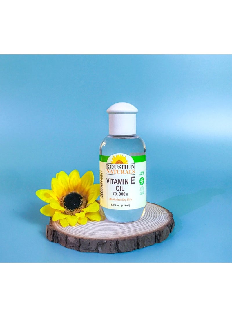 Roushun Naturals Vitamin E 70000 IU Skin Massage Oil 115ml | Deep Moisturizing Oil for Soft, Smooth & Radiant Skin - Image 3