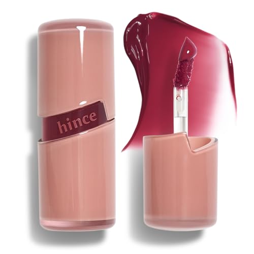 HINCE Raw Glow Lip Tint Stain Glazed Glossy Dewy Lip Gloss Non Sticky Long Wearing for Natural Glass Glow Hydrating Moisturizing Liquid Lipstick Vegan 013 floz CHILL 07 - Image 1
