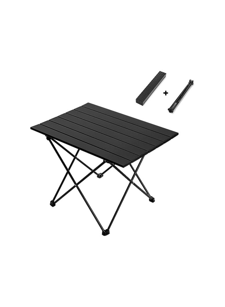 lightweight Outdoor Camping Folding Table - Black - Image 3