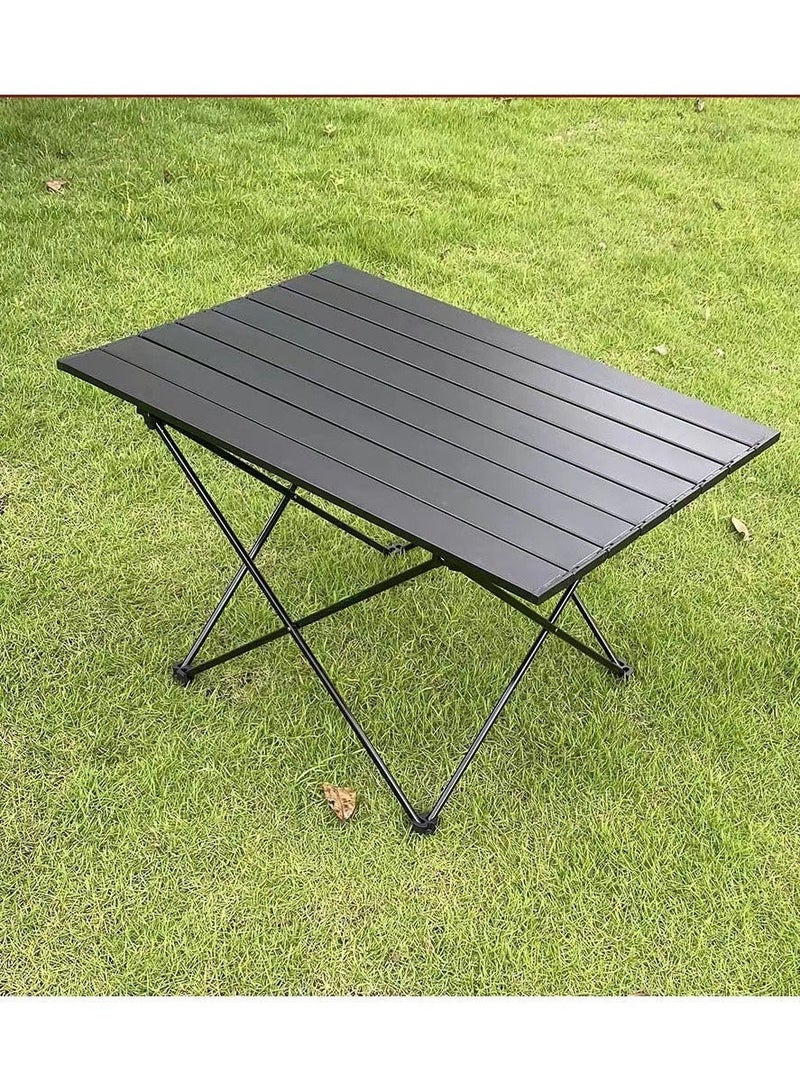 lightweight Outdoor Camping Folding Table - Black - Image 2