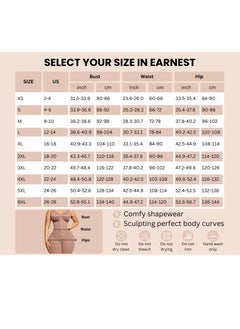 CURVCRAFT Extreme Tummy Control Shapewear Bodysuit for Women - Full Body Slimmer with Butt Lifter, Thigh & Tummy Compression, Underbust Support, Seamless Sculpting for Silhouette Smoothing (Beige)  - Image 3