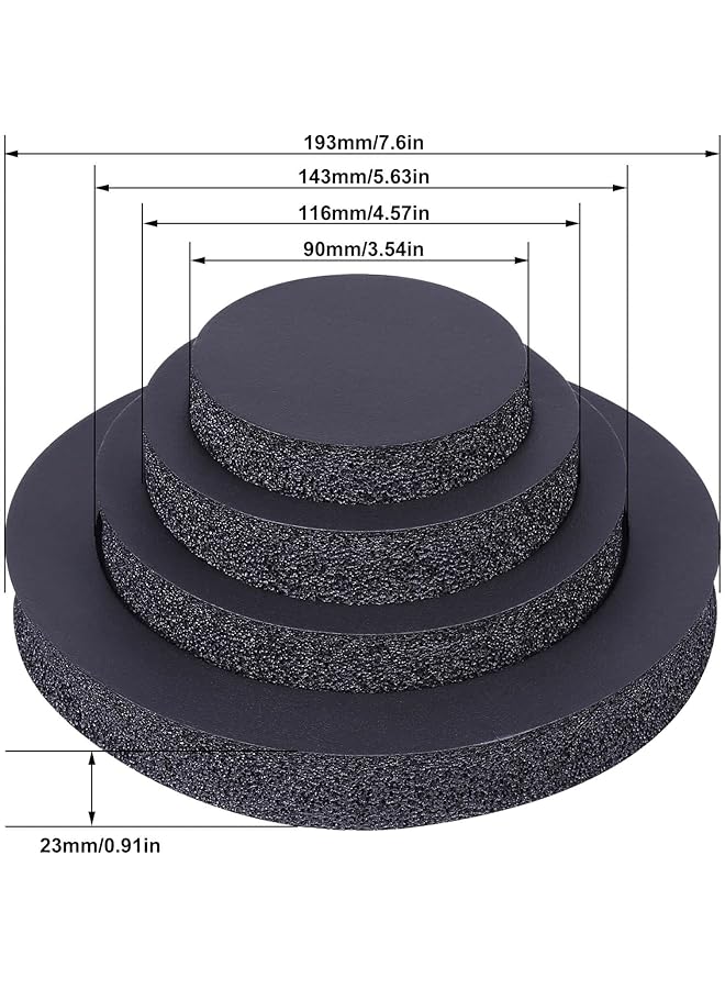 SYOSI 6.5" Foam Speaker Enhancer - 4Pcs Self Adhesive Fast Rings & Baffle Kit, Universal High Rebound Sponge Bass Blocker For Car Door Speakers - Image 2