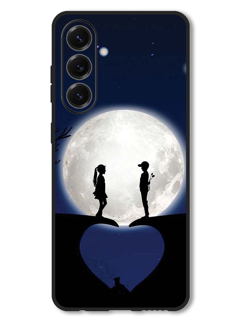 Theodor Case Compatible with Samsung Galaxy M56 6.74 Inch Protection Shockproof Bumper Cover Lovers On Hill - Image 1