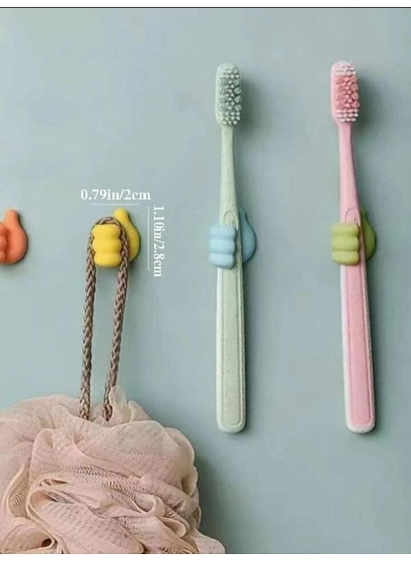 10-piece multi-purpose silicone cable organizer in a palm shape - Image 3