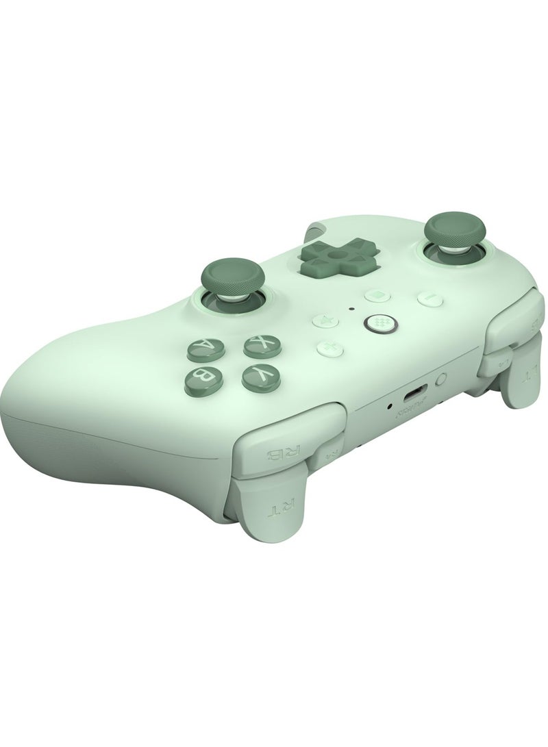 8بت دو جهاز التحكم اللاسلكي 8BitDo Ultimate 2C لجهاز الكمبيوتر بنظام ويندوز وأندرويد، بمعدل استعلام 1000 هرتز، وعصا تحكم ومشغلات بتأثير هول، وأزرار L4/R4 قابلة لإعادة التعيين (أخضر) - Image 2