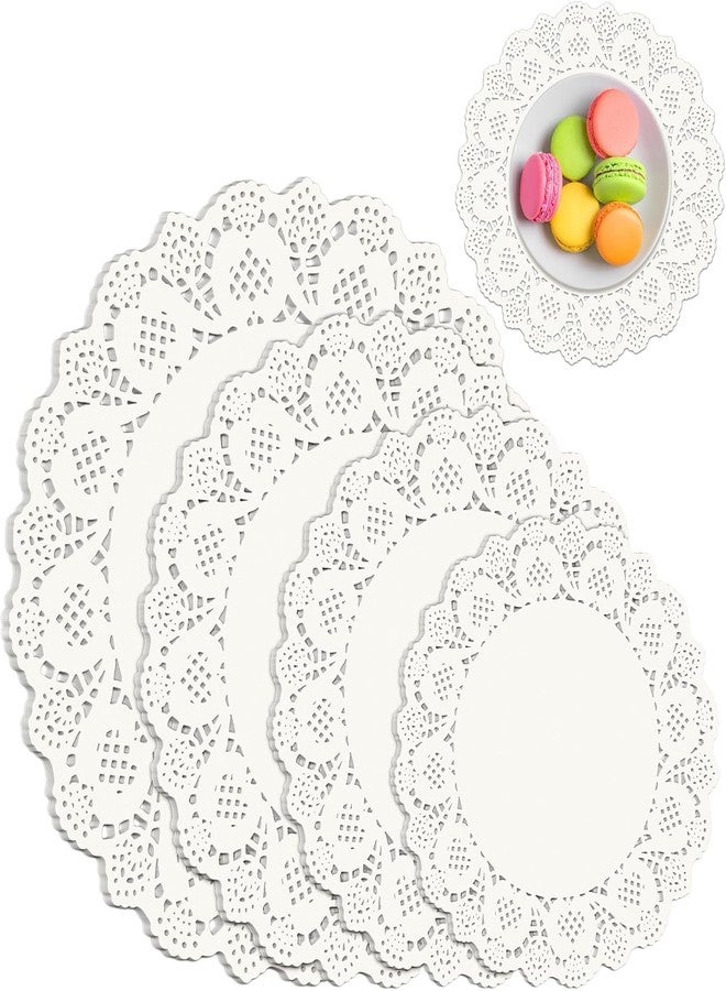ikis Paper Doilies, Bulk for Desert, Round Decoration Placemats- White (100 Pieces, 7.5 inch) Round White Paper Lace Doilies Coasters Placemats Craft Table Cake Decoration Liner for Wedding Birthdays Parties Table Mats Disposables - Image 1