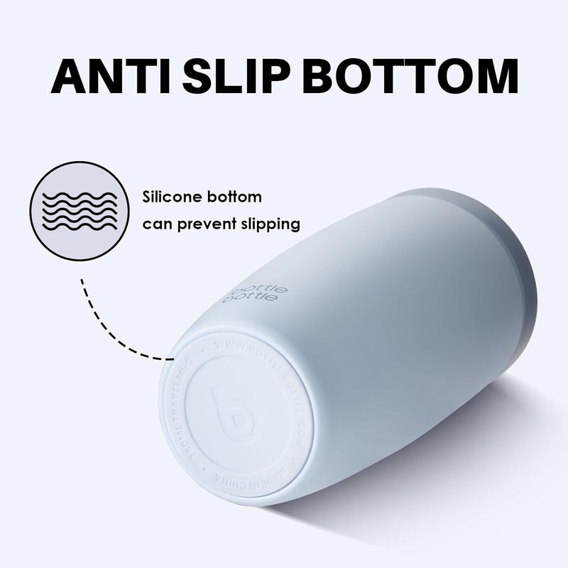 Bottle Bottle Thermal Mug 500 ml - Premium Insulated Stainless Steel, Leak-Proof, BPA-Free, Quick Press Closure, Blue - Image 4