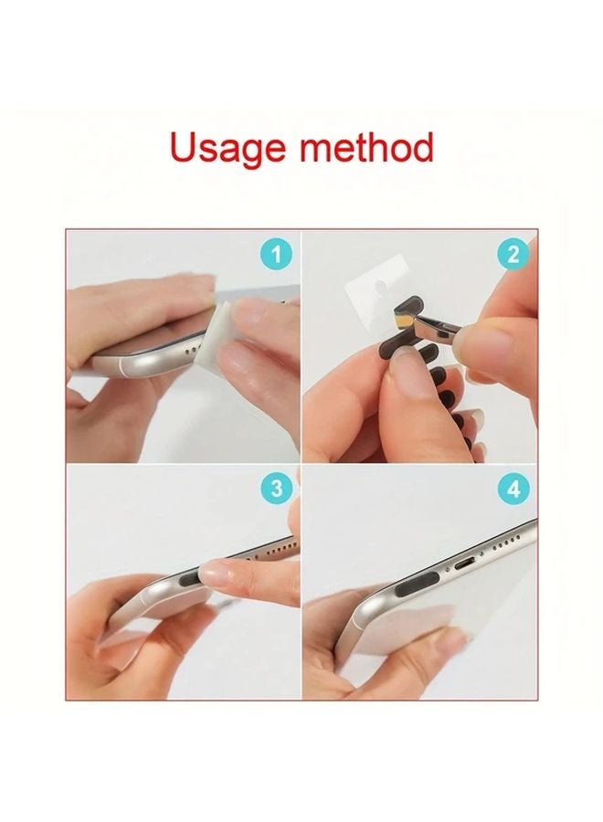 10 Pcs White Universal Dustproof Net For Apple Phone Speaker And Earpiece Sound Hole Dust Cover Mesh - Image 5