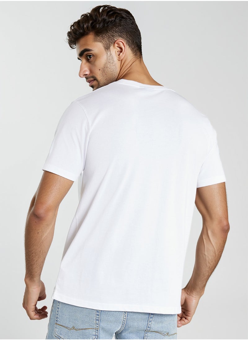 NAUTICA Graphic Regular Fit Premium Cotton Crew Neck T-shirt  - Image 2