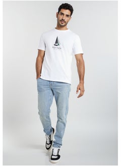 NAUTICA Graphic Regular Fit Premium Cotton Crew Neck T-shirt  - Image 3