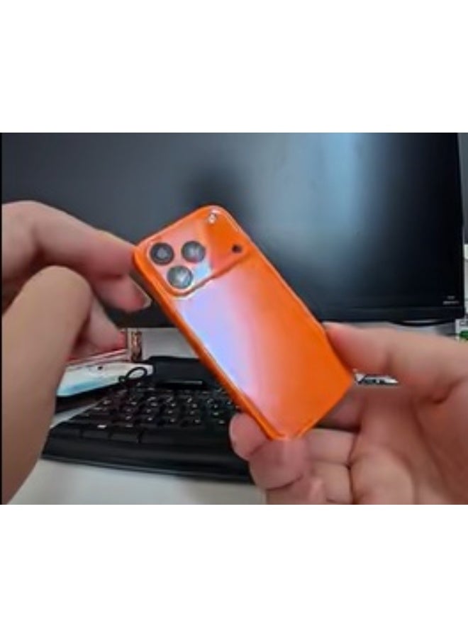SOYES XS17 Mini smartphone, 4 INCH Display, 4G Light network dual sim card 8 gb ram 512 gb storage Super slim smartphone (ORANGE) - Image 2