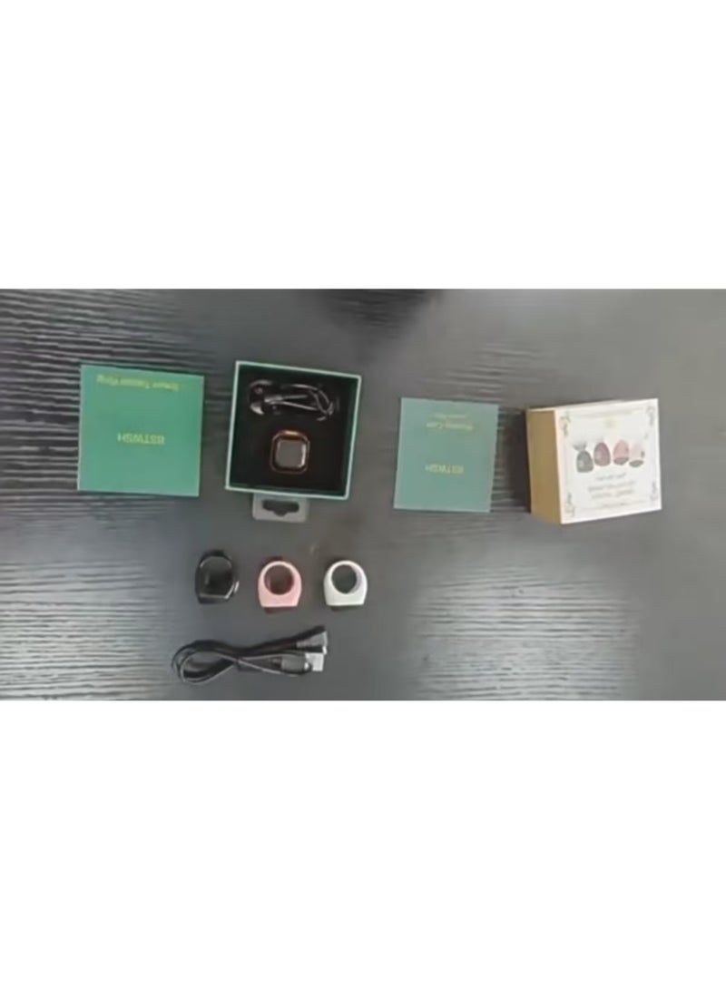 Zikr Ring, Smart Tasbih Zikr Ring， Ring Count Reminder, Muslim Prayer Timing Reminder, OLED Display - Image 2