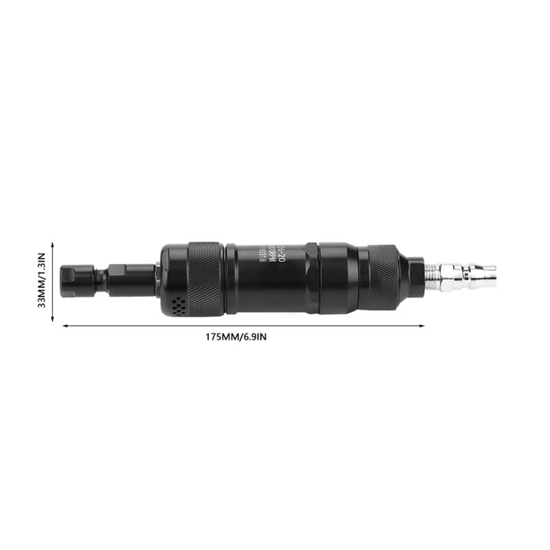KP-642 High Speed Air Angle Die Grinder Pneumatic Grinding Machine 6mm Chunk 22000-24000rpm - Image 3