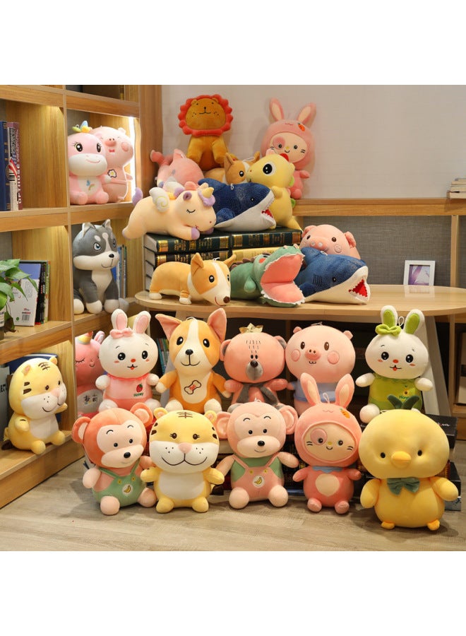 Product 10 Inch 40cm Grab Machine Doll Net Red Plush Toy Doll Children Sleep With Pillow Push Gift Wholesale-Color:Dolphins-Height:30cm-40cm Color Random - Image 2