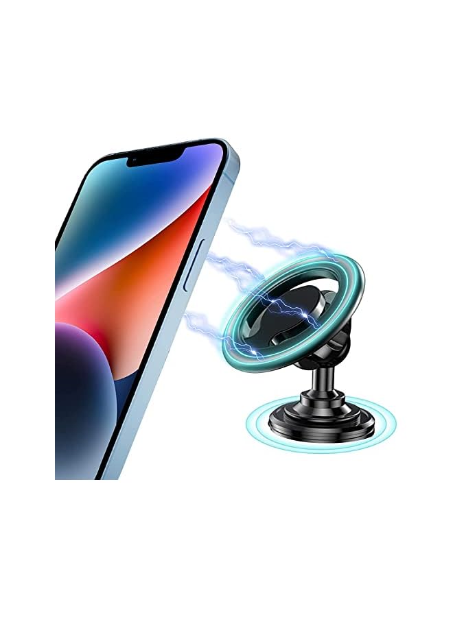 PROMASS Car Phone Holder, Compatible with Magsafe Car Mount for Dashboard Installation, Air Vent Car Holder for iPhone 14/14 Plus/14 Pro/14 Pro Max/13/12 Series, All Mobile Phone Universal  - Image 2