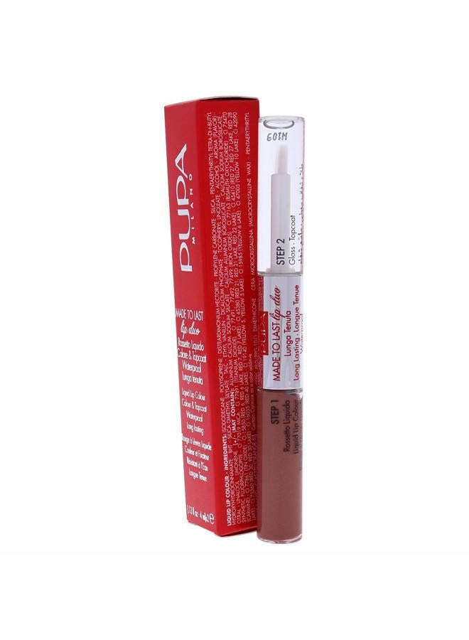PUPA Milano Made To Last Lip Duo - Smudge-Proof Lip Color And Gloss - Highly Pigmented Shades - One Swipe Color Payoff - Gives Unrivaled Glassy Effect - Long Lasting - 012 Natural Nude - 0.13 Oz - Image 4