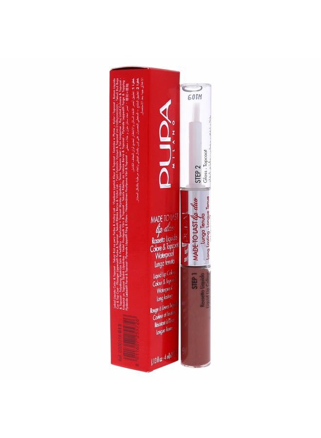 PUPA Milano Made To Last Lip Duo - Smudge-Proof Lip Color And Gloss - Highly Pigmented Shades - One Swipe Color Payoff - Gives Unrivaled Glassy Effect - Long Lasting - 012 Natural Nude - 0.13 Oz - Image 3